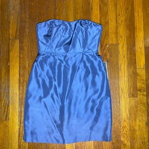 J Crew Alexia Strapless Silk Dress Size 10 wedding Summer Dress